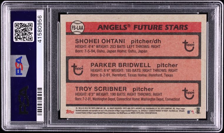 2018 Topps Archives '81 Future Stars Shohei Ohtani Bridwell