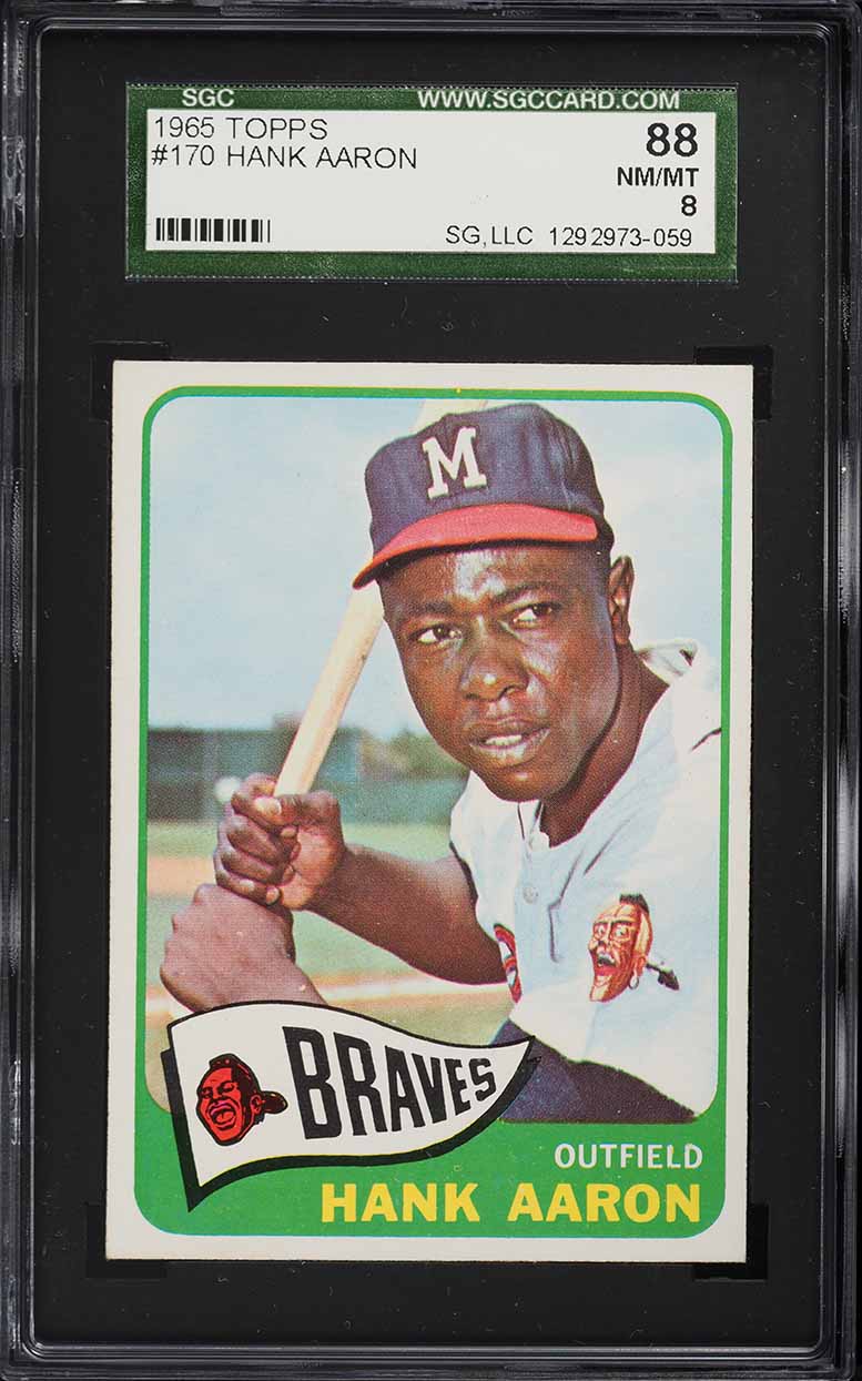 1965 Topps Hank Aaron #170 SGC 8 NM-MT