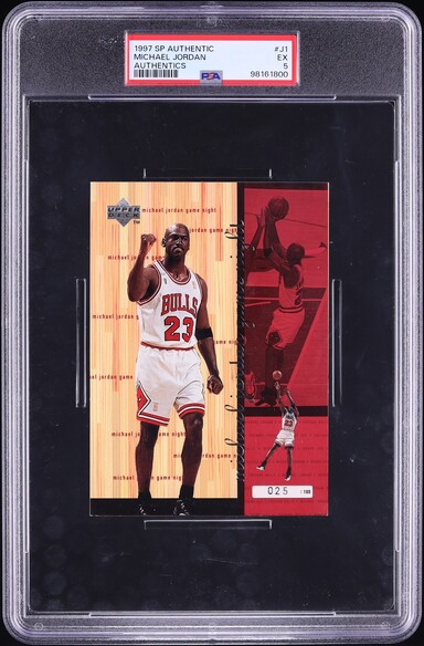 2003 SP Authentic Signatures Michael Jordan AUTO DNA 10 #MJ-A PSA