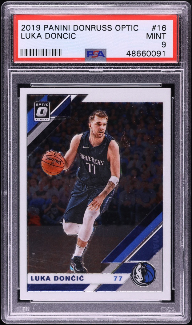 2019 Donruss Optic Luka Doncic #16 PSA 9 MINT