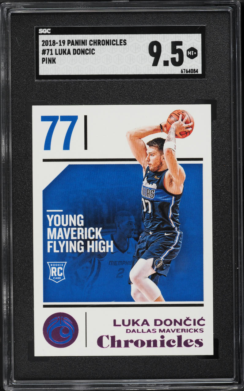 2018 Panini Chronicles Studio Luka Doncic ROOKIE #296 PSA 10 GEM