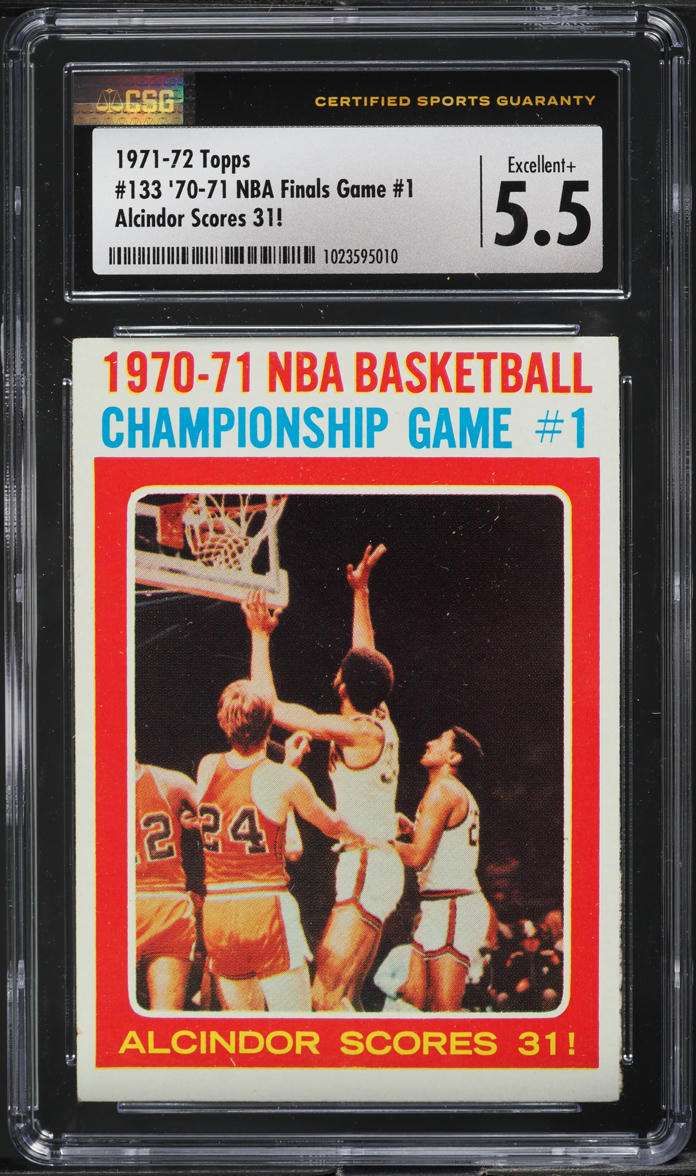 1971 Topps Basketball Championship Game 1 #133 CSG 5.5 EX+