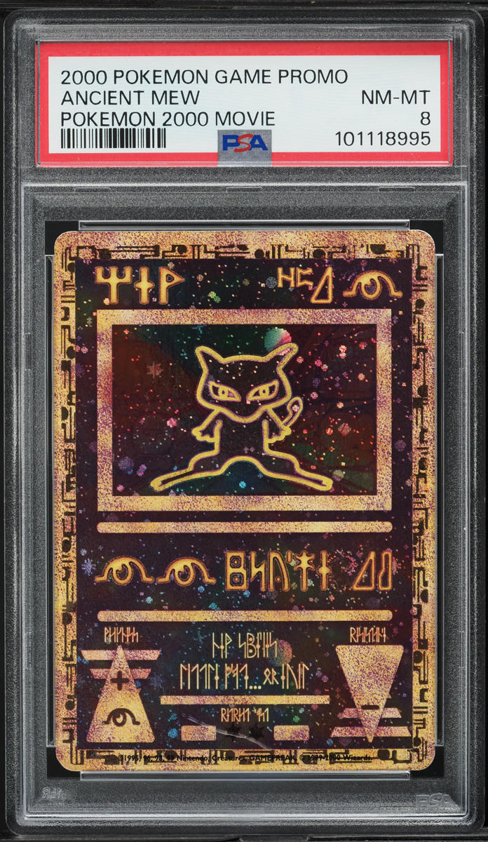2000 Pokemon Movie Promo Ancient Mew PSA 8 NM-MT