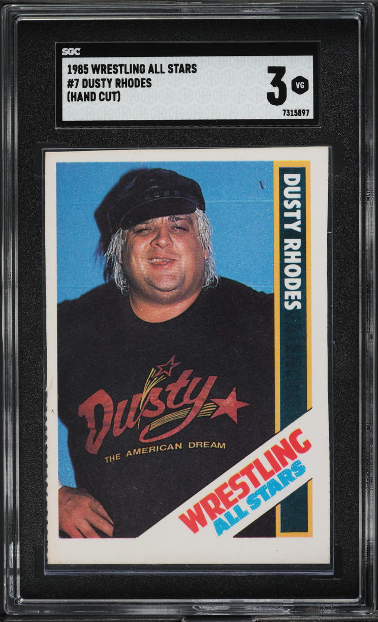 1985 Wrestling All Stars Dusty Rhodes #7 SGC 3 VG on Fanatics Collect
