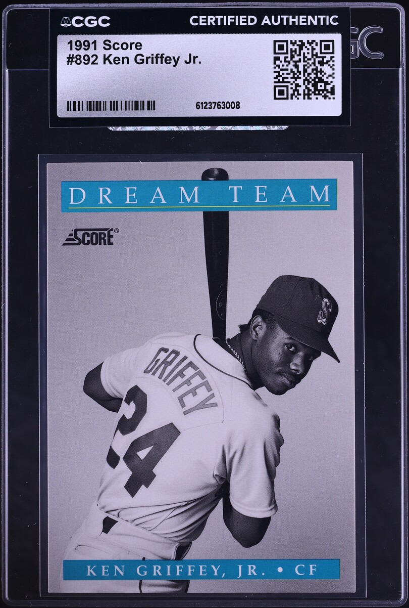 1991 Score Ken Griffey Jr. #892 CGC AUTH