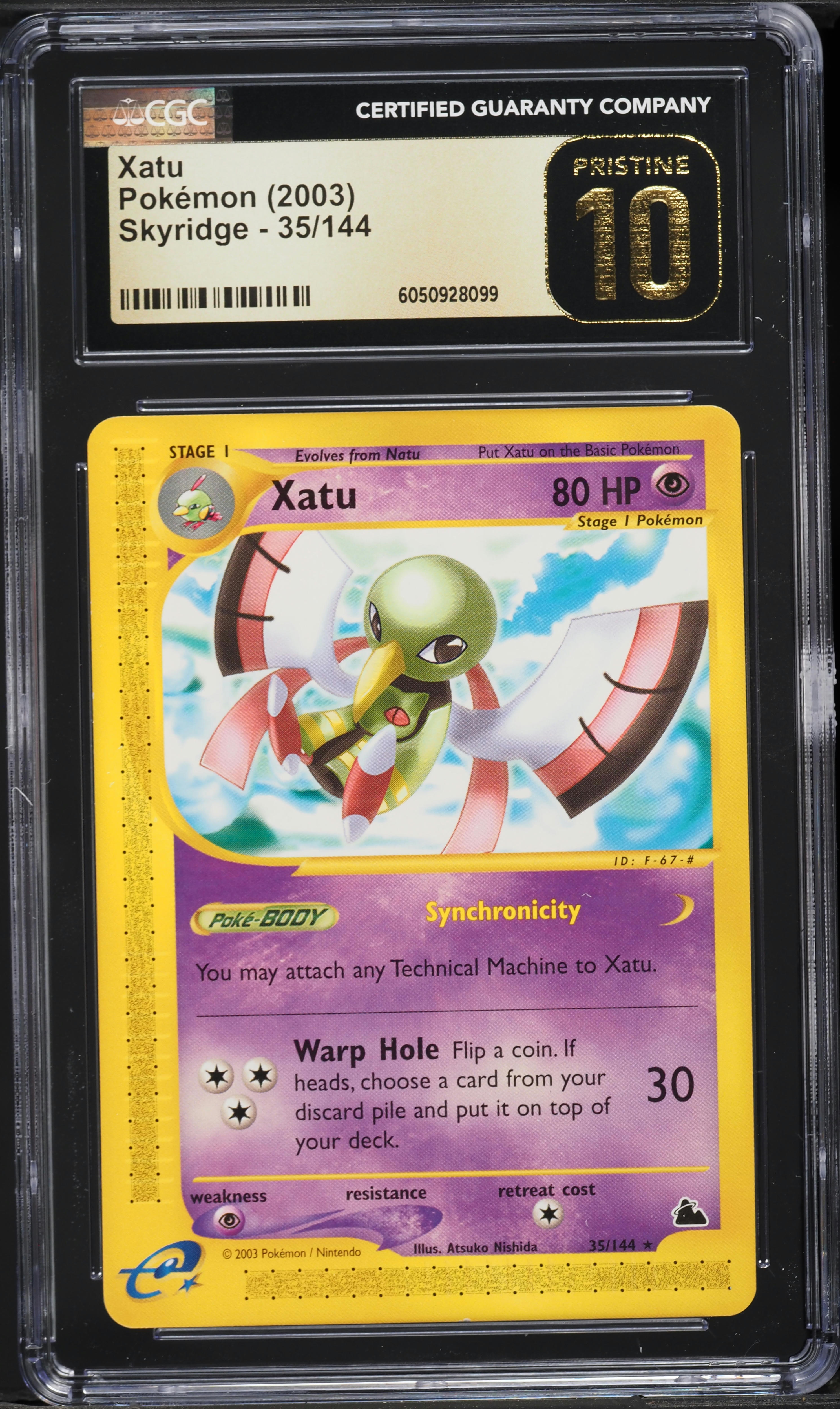 2003 Pokemon Skyridge Xatu #35 CGC 10 PRISTINE