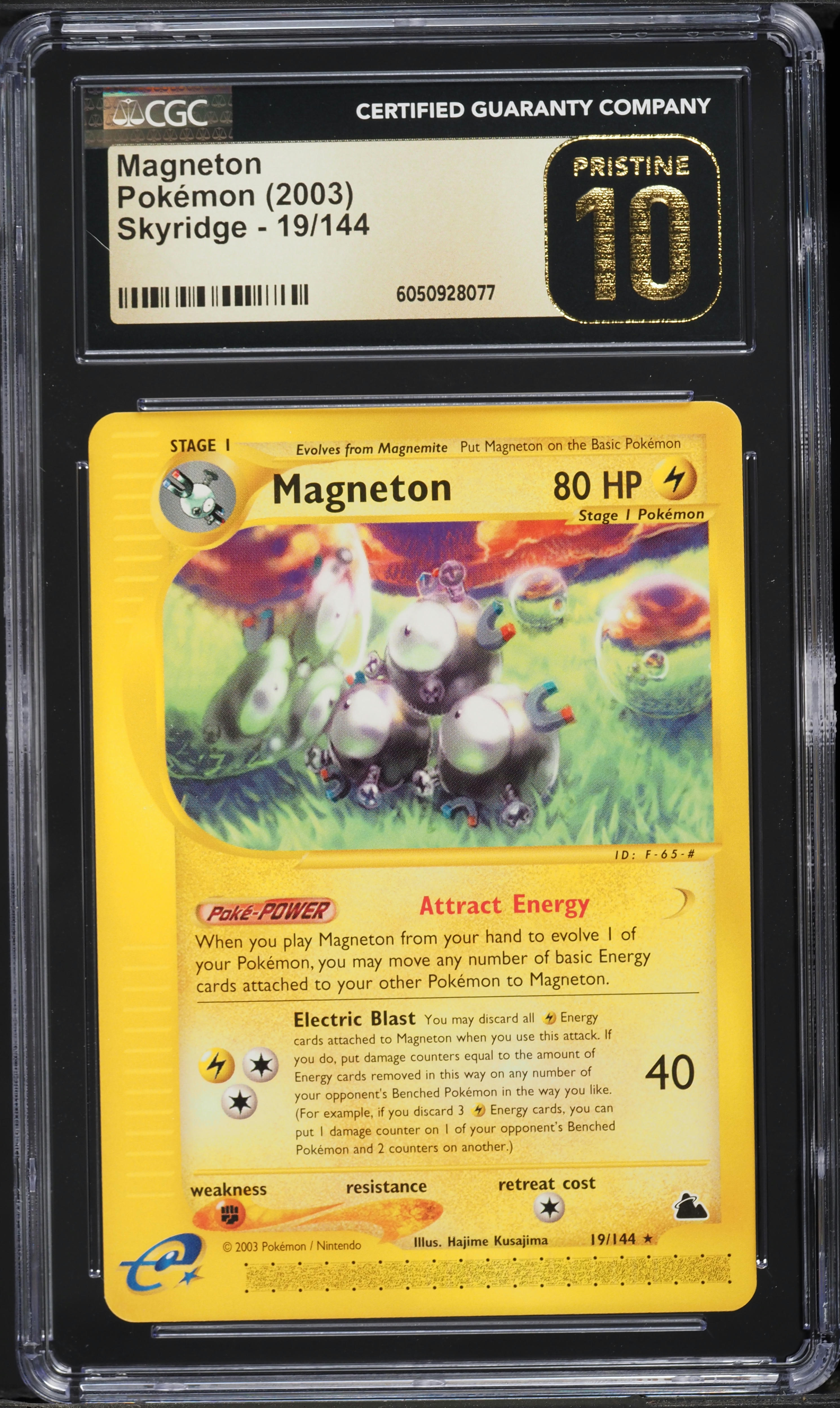 2003 Pokemon Skyridge Magneton #19 CGC 10 PRISTINE