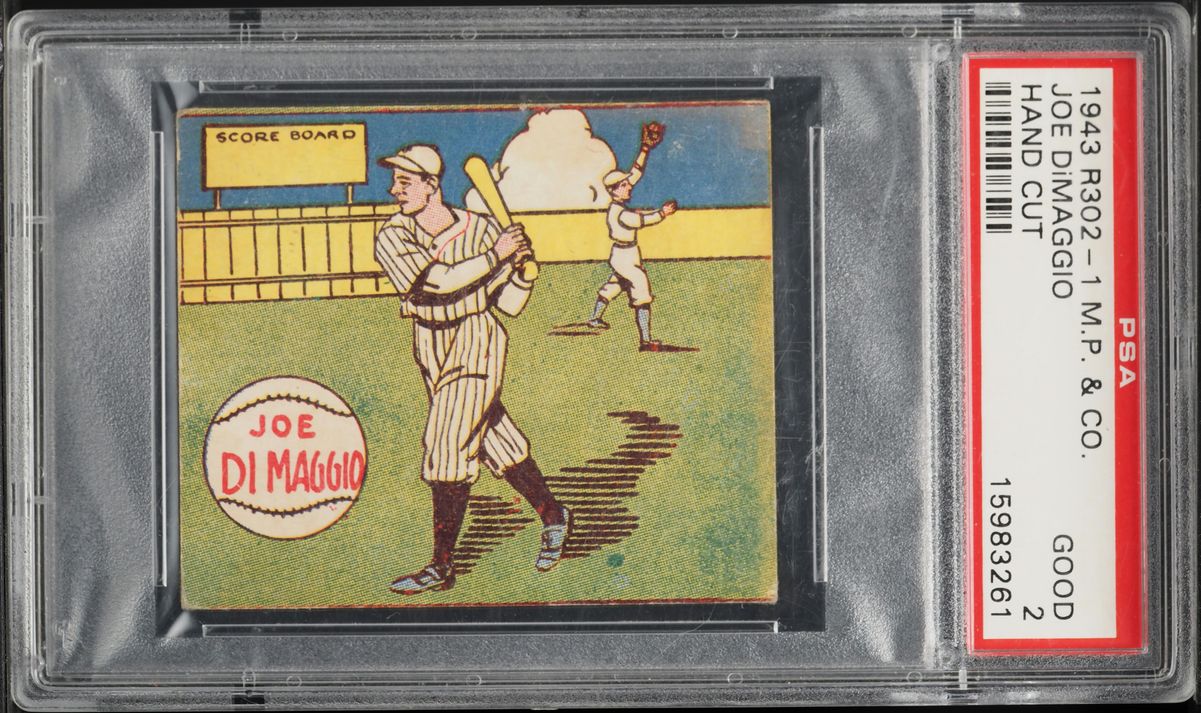 1943 R302-1 M.P. & Co. Joe Dimaggio PSA 2 GD