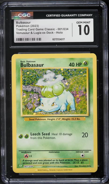 2023 Pokemon Japanese TCG Classic Collection Sun Seed #025 PSA 9
