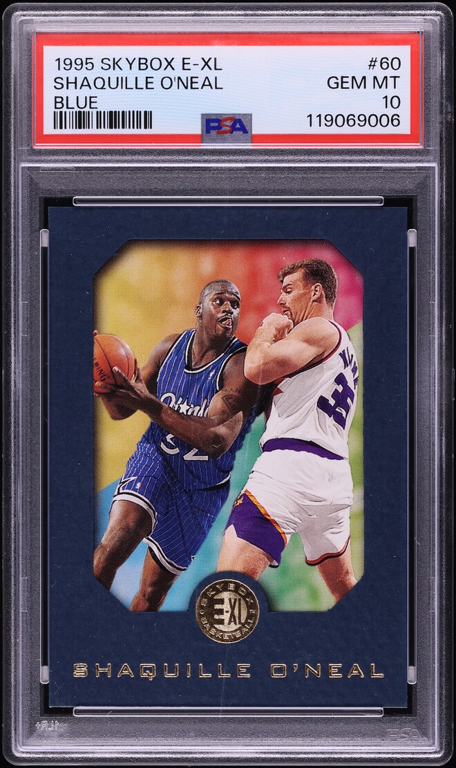 1995 Skybox E-XL Blue Shaquille O'Neal #60 PSA 10 GEM MINT