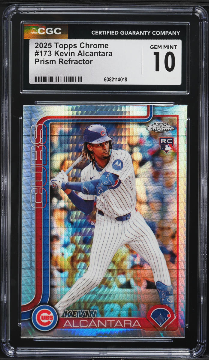 2025 Topps Chrome Prism Refractor Kevin Alcantara RC #173