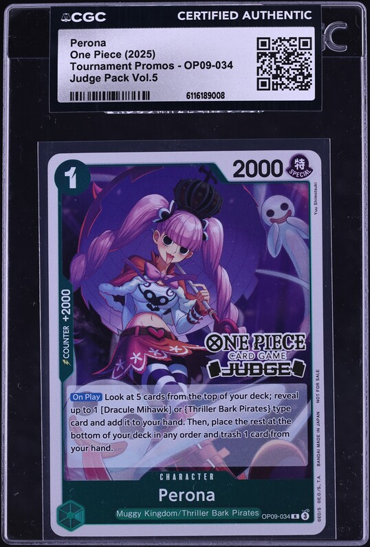 2025 One Piece Japanese Legacy Of the Master Alt Art Perona #034