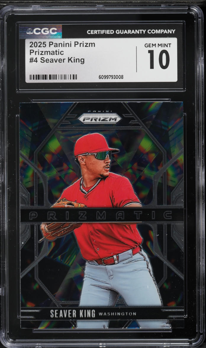 2025 Panini Prizm Prizmatic Seaver King ROOKIE #4 CGC 10 GEM MINT