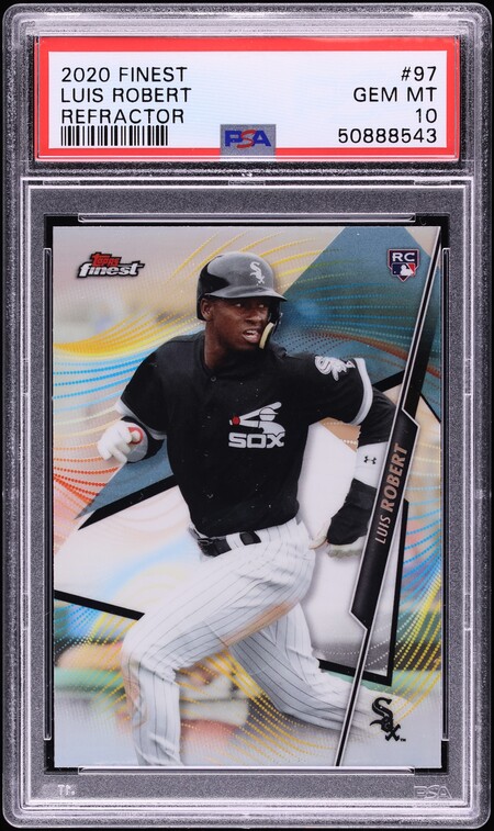 2020 Finest Refractor Luis Robert ROOKIE #97 PSA 10 GEM MINT