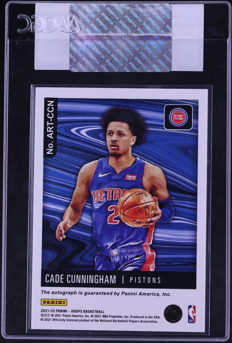 2021 Hoops Art Cade Cunningham AUTO #ART-CCN CGC AUTH
