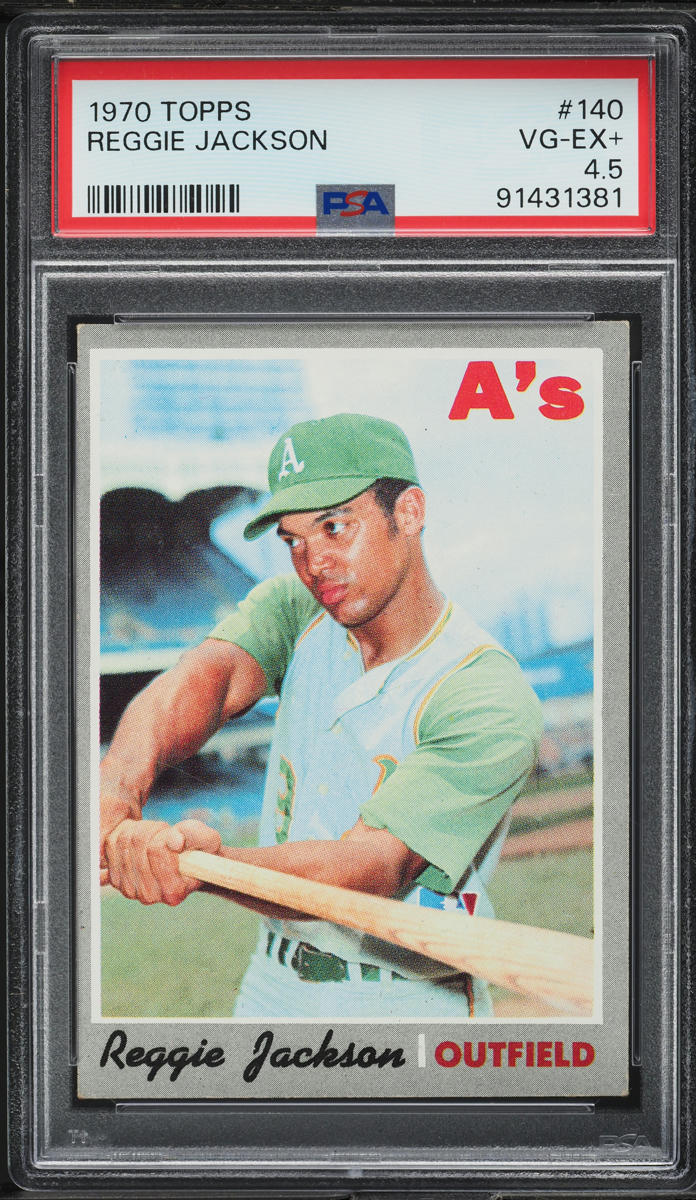 1970 Topps Reggie Jackson #140 PSA 4.5 VGEX+