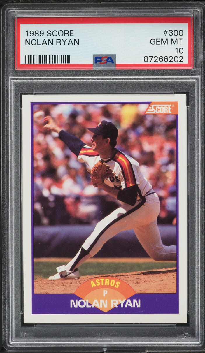 1989 Score Nolan Ryan #300 PSA 10 GEM MINT