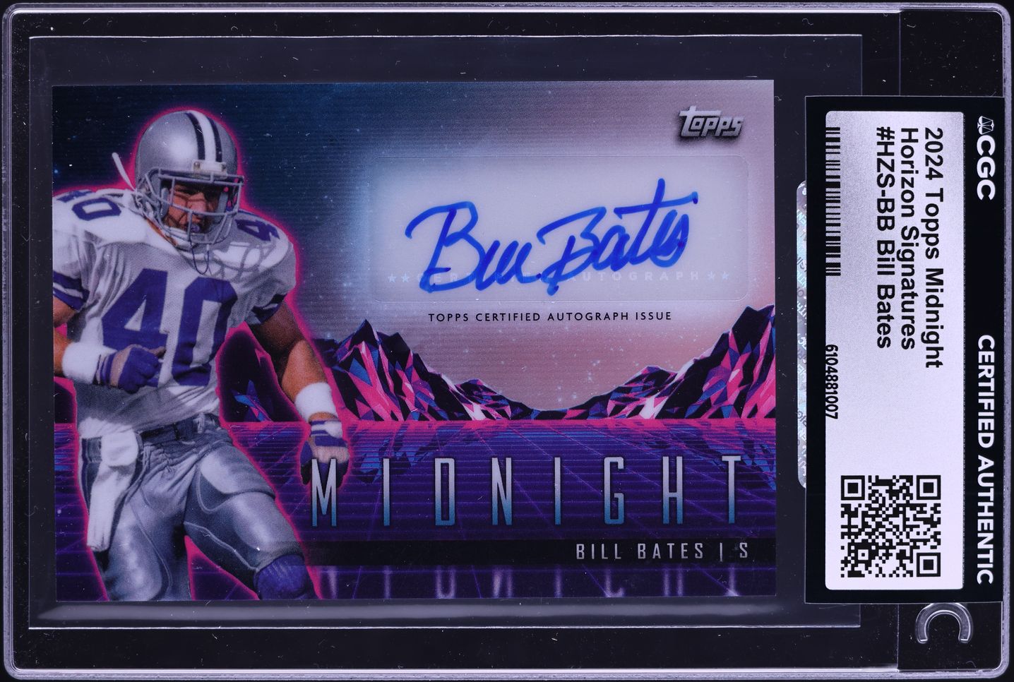 2024 Topps Midnight Horizon Bill Bates AUTO #HZS-BB CGC AUTH