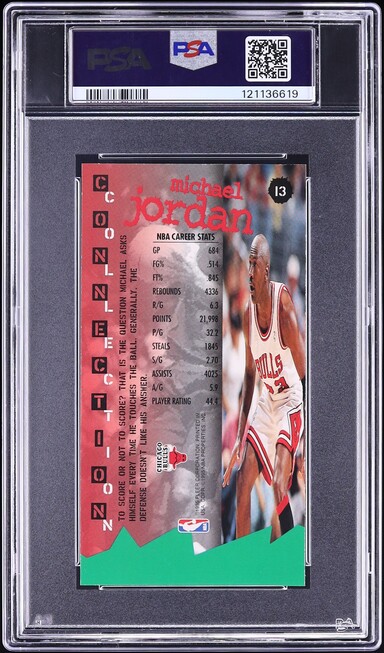 1995 Fleer Jam Session Michael Jordan #13 PSA 6 EXMT