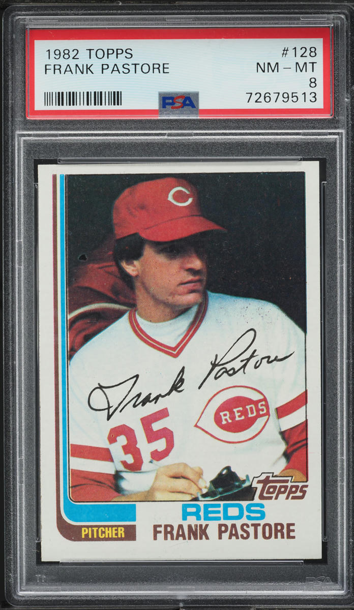 1982 Topps Frank Pastore #128 PSA 8 NM-MT