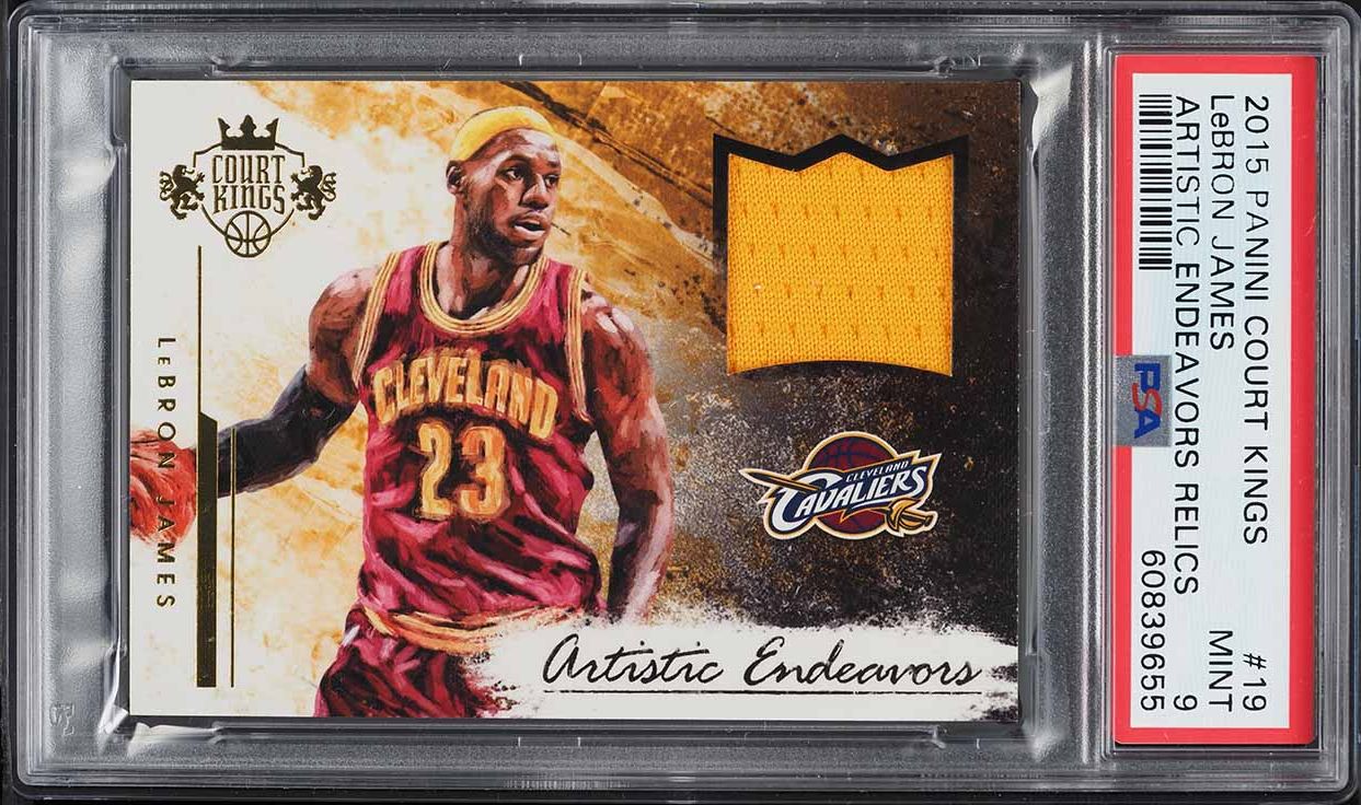 2015 Panini Court Kings Artistic Endeavors LeBron James PATCH /299