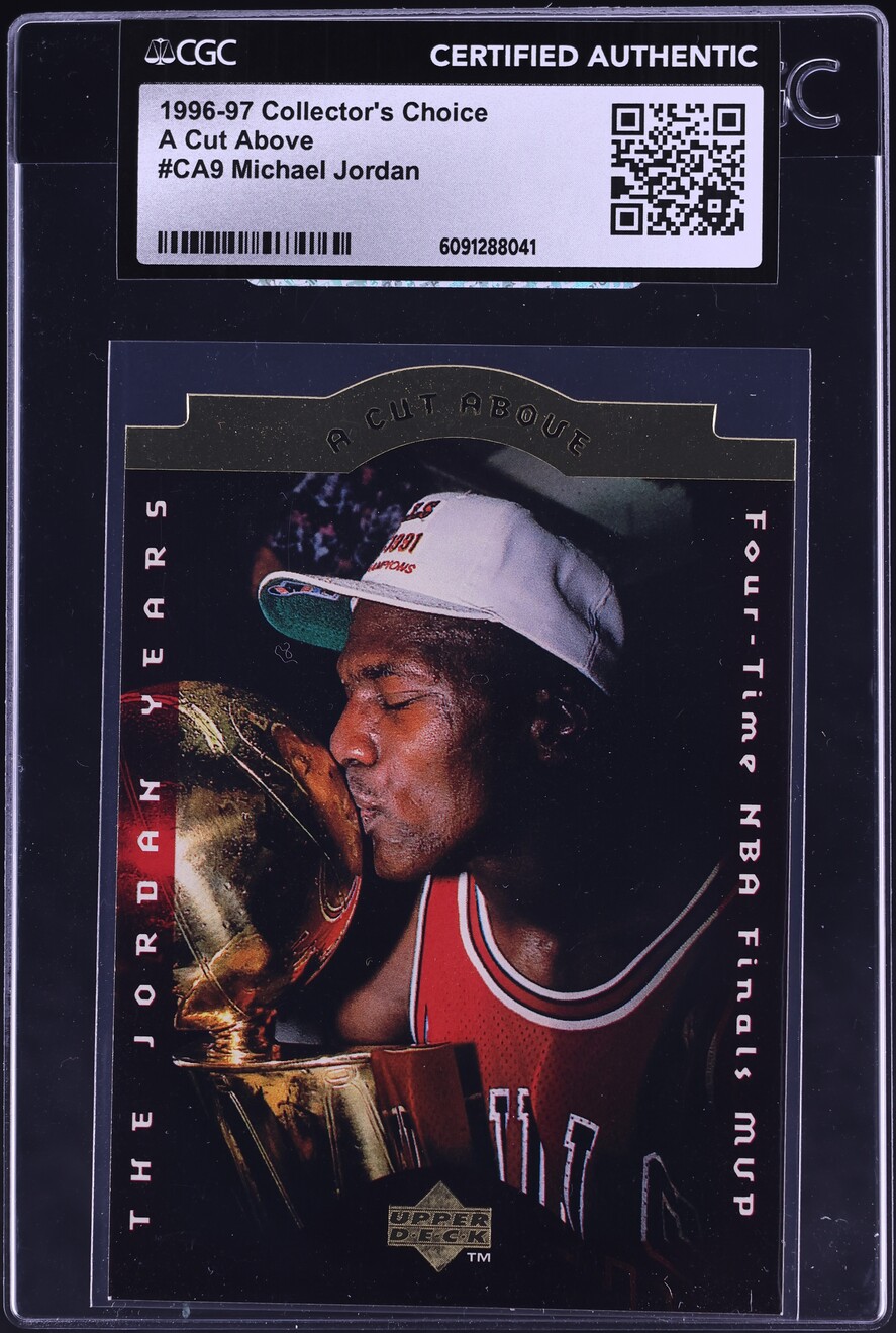 1996 Collector's Choice A Cut Above Michael Jordan #CA9 CGC AUTH