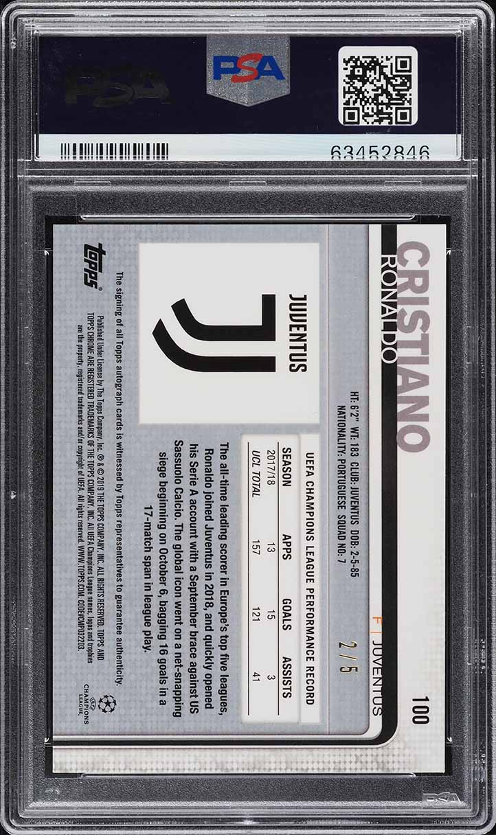 超レア 199枚限定 PSA8 Ronaldo Topps BGS10 ARS 超レア 199枚限定 PSA8 Ronaldo Topps BGS10 ARS