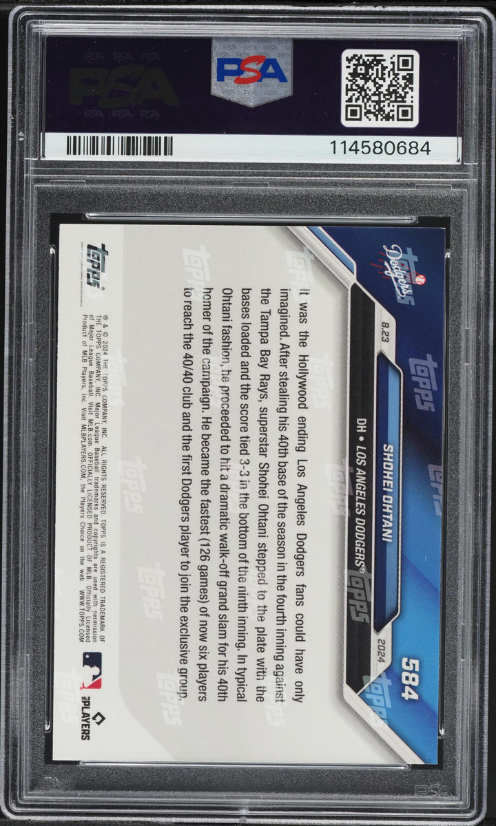 2024 Topps Now Shohei Ohtani #584 PSA 9 MINT