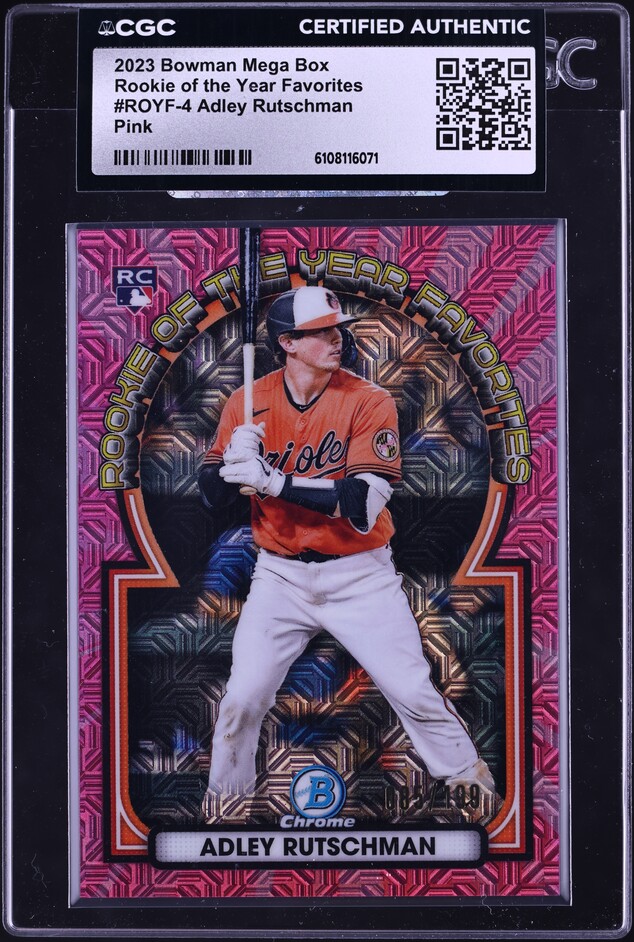 2023 Bowman Chrome Mega Box Green Refractor Adley Rutschman ROOKIE