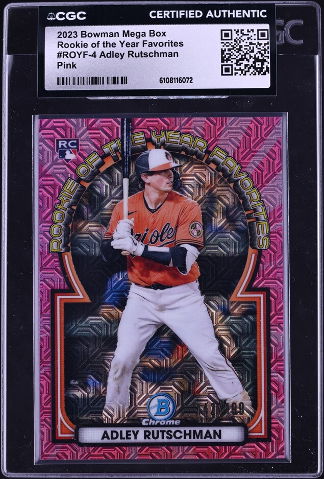 2023 Bowman Chrome Mega Box Green Refractor Adley Rutschman ROOKIE