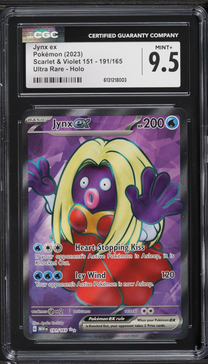 2023 Pokemon Scarlet & Violet 151 Full Art Jynx ex #191 CGC 9.5 MINT+