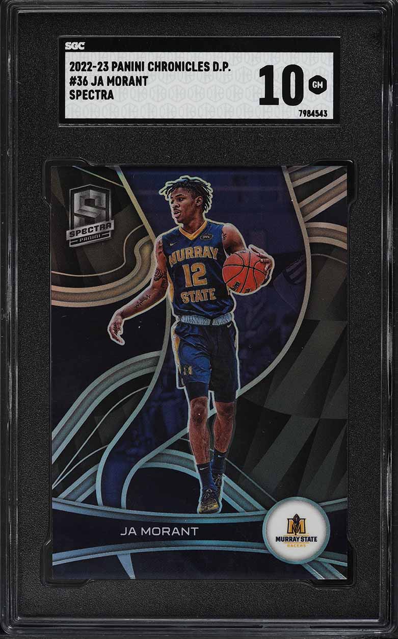 2022 National Treasures Validating Marks Bronze Ja Morant AUTO /25
