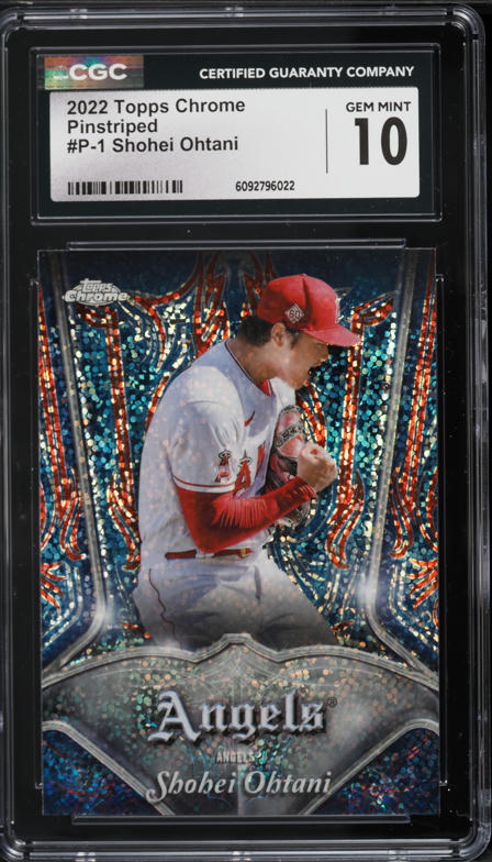 2022 Topps Chrome Black Shohei Ohtani AUTO #SO PSA 10 GEM MINT on
