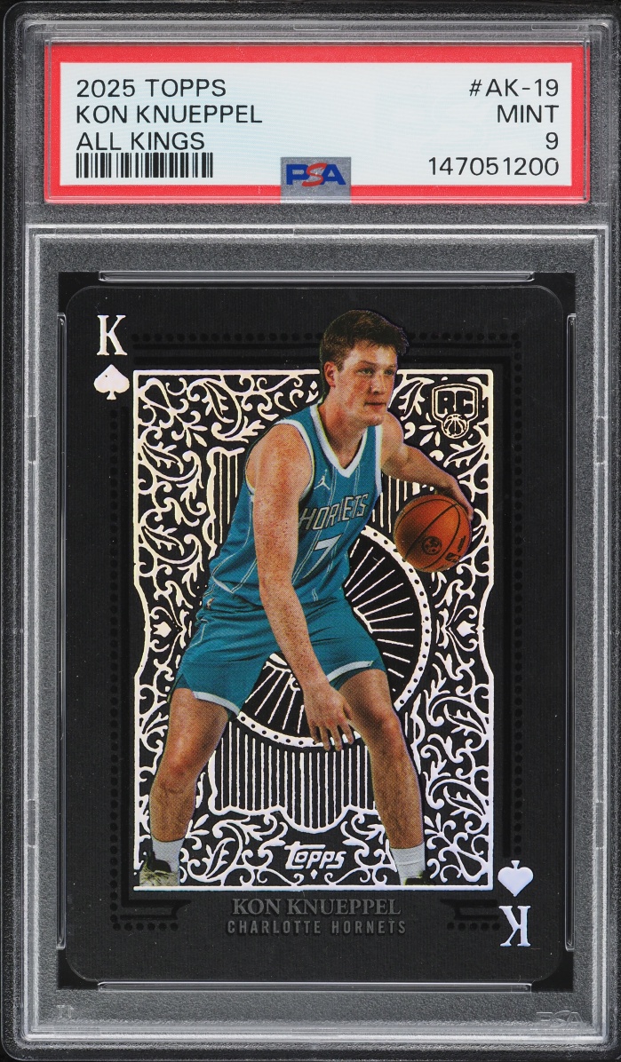 2025 Topps All Kings Kon Knueppel ROOKIE #AK-19 PSA 9 MINT