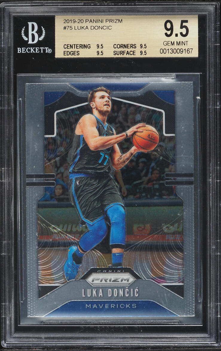 2019 Panini Prizm Luka Doncic #75 BGS 9.5 GEM MINT