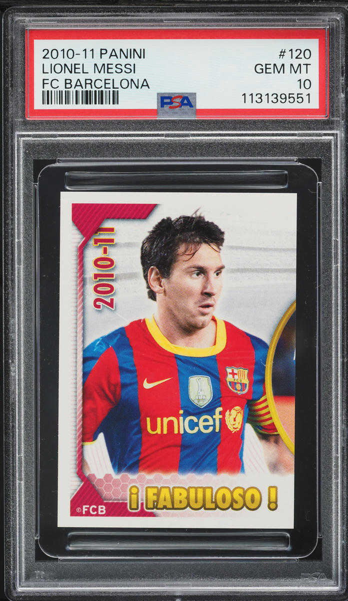 Carte Topps Best Of The Best Lionel Messi Barcelone #34 - Brillante MINT