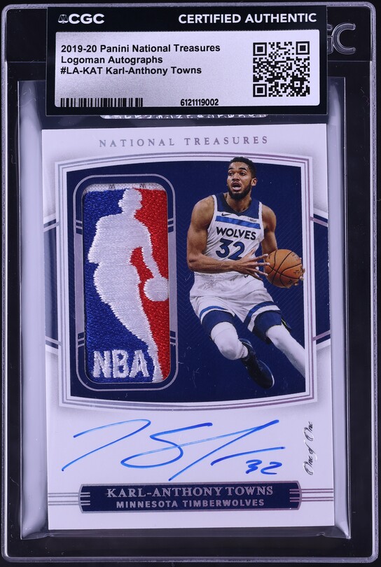 2020-21 Select Company Prizms Red #18 Karl-Anthony Towns on