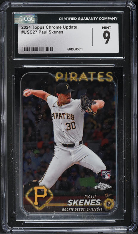 2024 Topps Chrome Update X-Fractor Paul Skenes ROOKIE #USC27