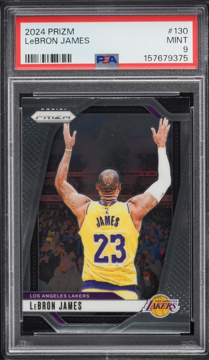 2024 Panini Prizm LeBron James #130 PSA 9 MINT