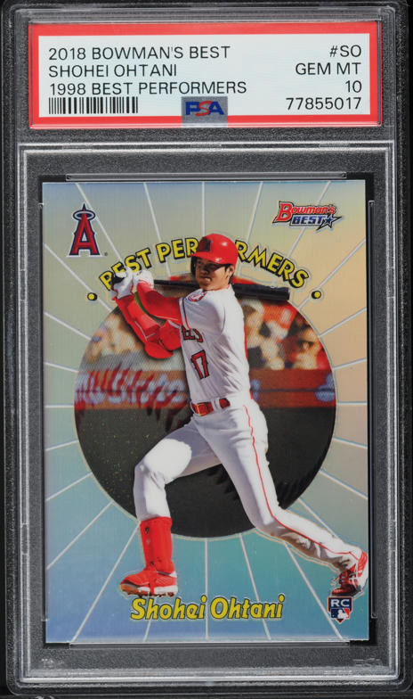 2018 Donruss Optic Shohei Ohtani ROOKIE #176 PSA 10 GEM MINT