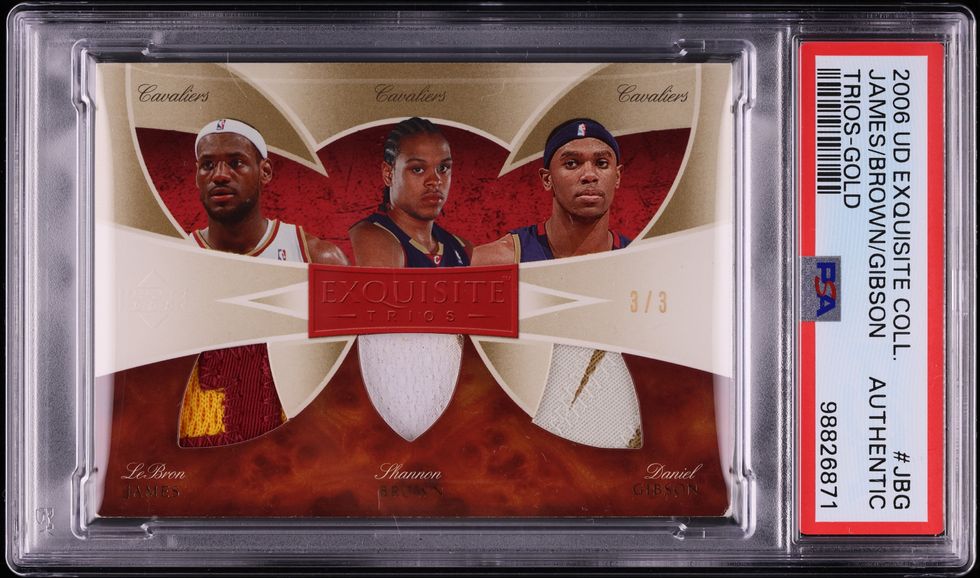 2006 Exquisite Collection Dual LeBron James & Carmelo