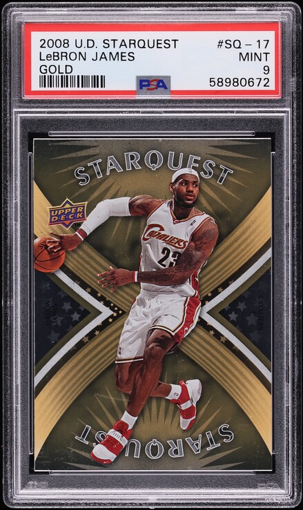 2016-17 Prestige Stat Stars #5 LeBron James on Fanatics Collect