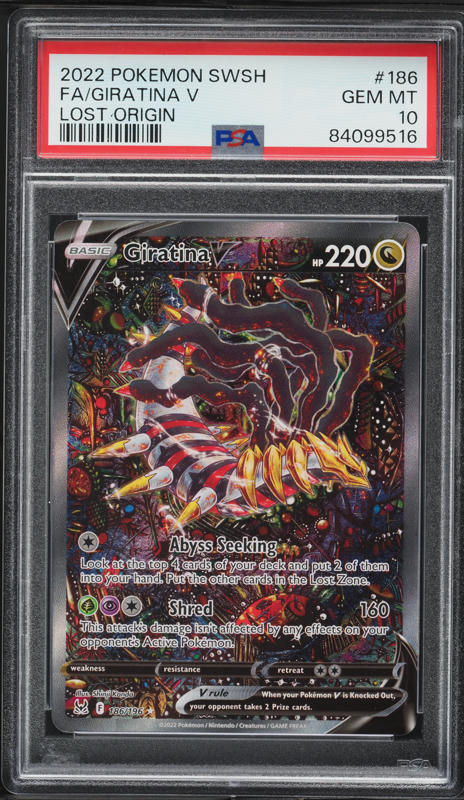 2022 Pokemon Japanese SWSH Lost Abyss Alt Art Giratina V #111 PSA