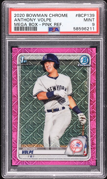 その他 2020 bowman sapphire Anthony volpe PSA9 2020 Bowman Chrome Sapphire Anthony Volpe Sapphire PSA 9 | eBay
