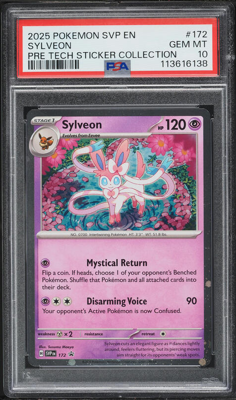 2023 Pokemon Japanese SV Promo Yu Nagaba X PCG Sylveon #70 PSA 9