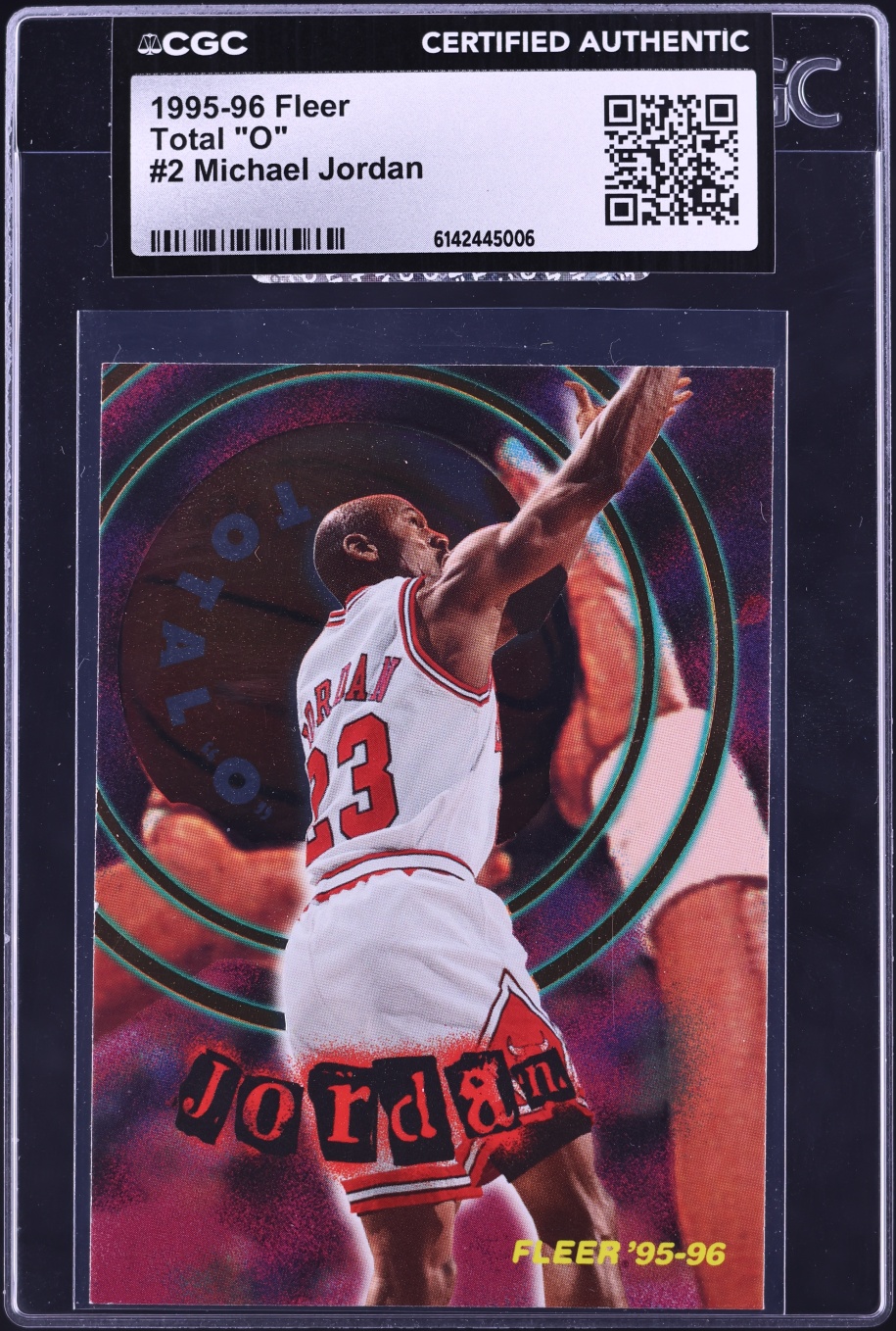1995 Fleer Total "O" Michael Jordan #2 CGC AUTH
