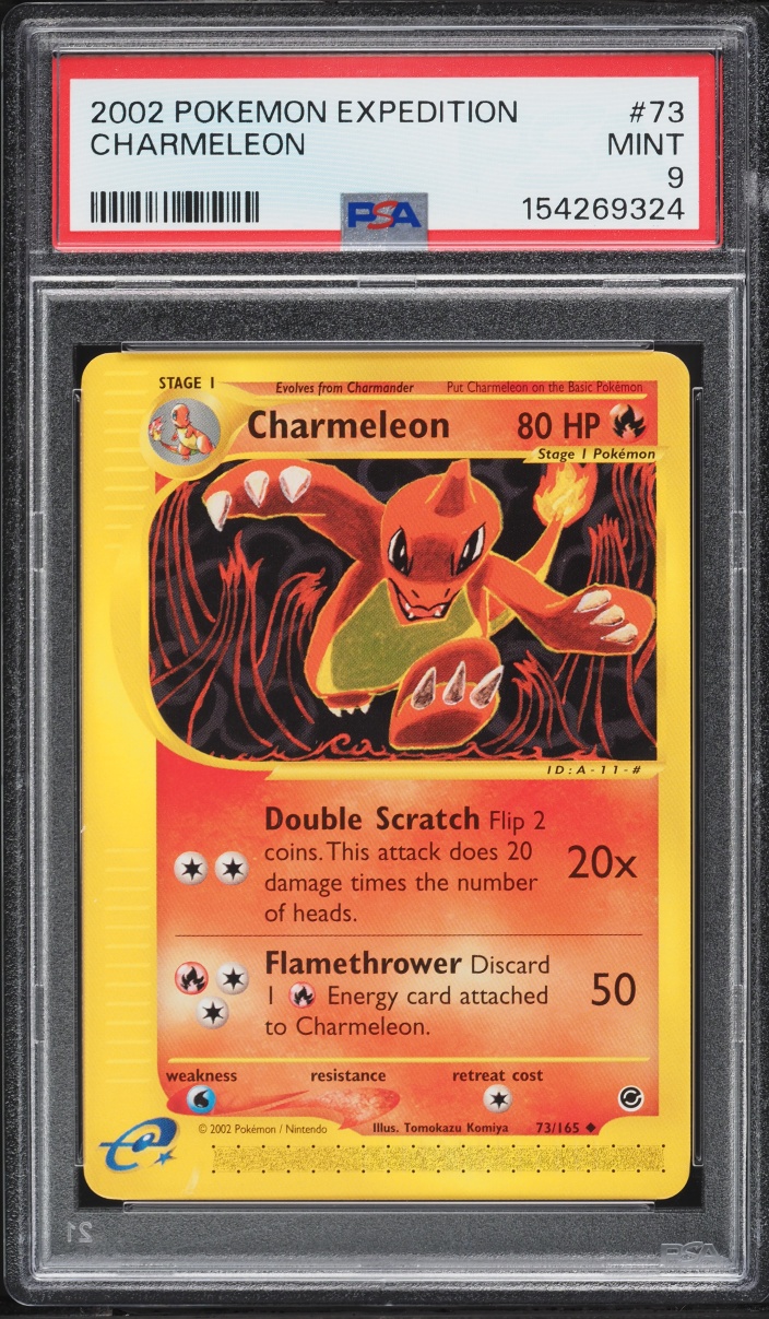 2002 Pokemon Expedition Charmeleon #73 PSA 9 MINT