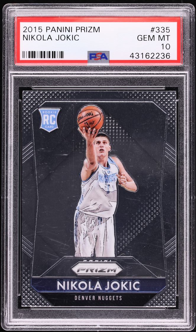 2015 Panini Prizm Nikola Jokic ROOKIE #335 PSA 10 GEM MINT