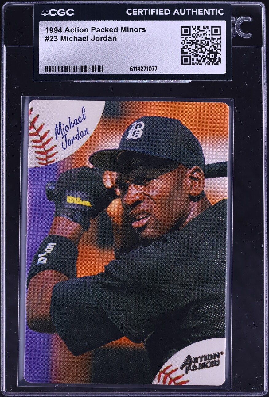 1994 Action Packed Minors Michael Jordan ROOKIE #23 CGC AUTH