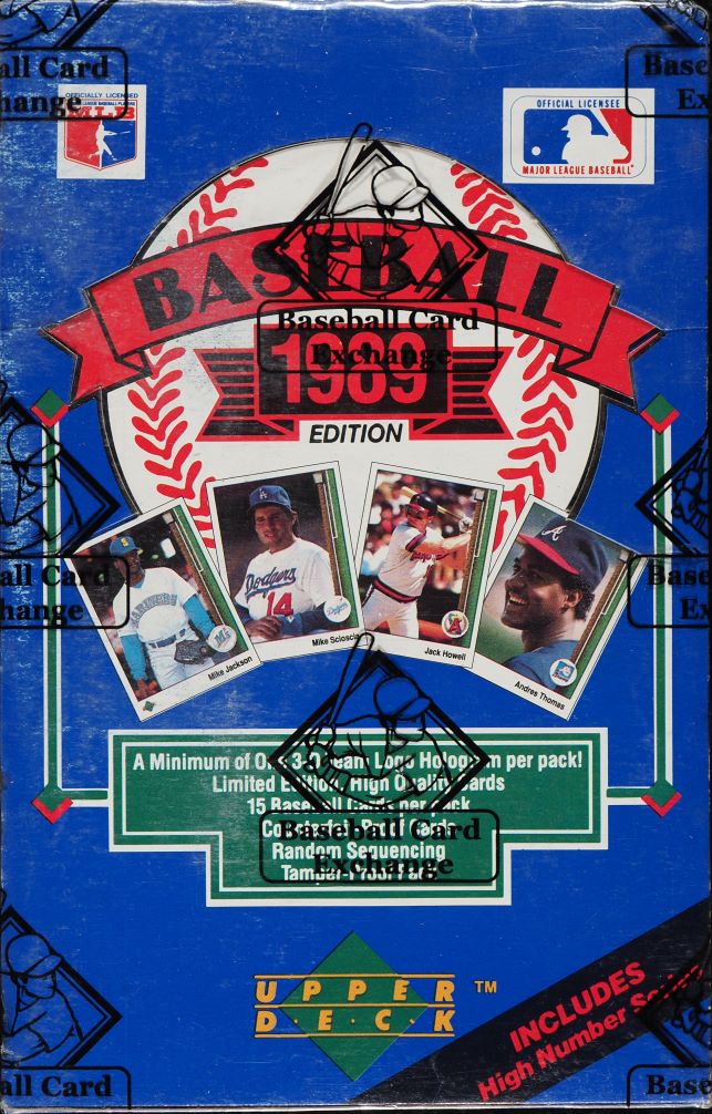 1989 Upper Deck High Series Box, BBCE AUTH